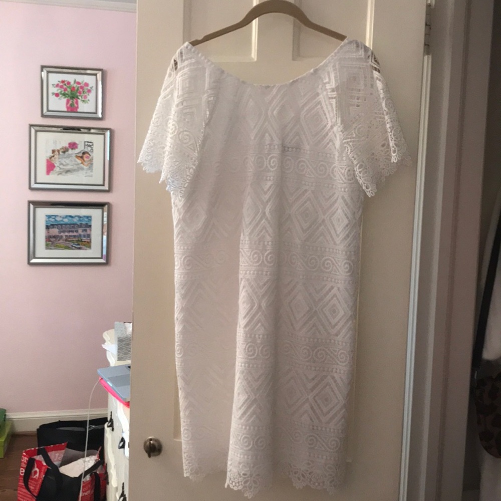 Madewell White Lace Dress